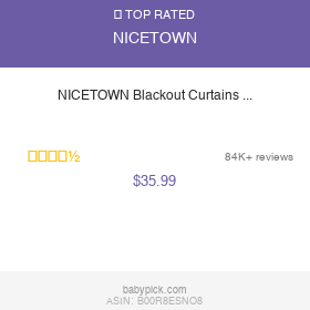 NICETOWN Blackout Curtains for Bedroom (2 Panels) by NICETOWN