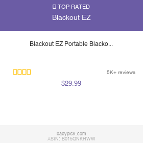 Blackout EZ Portable Blackout Shades (Travel-Friendly) by Blackout EZ