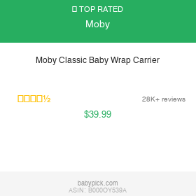 Moby Classic Baby Wrap Carrier by Moby