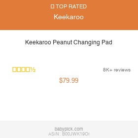 Keekaroo Peanut Changing Pad by Keekaroo