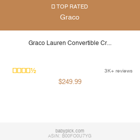 Graco Lauren Convertible Crib and Changer Combo by Graco