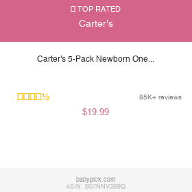 Carter's 5-Pack Newborn Onesies Bodysuits by Carter's