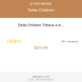 Delta Children Tribeca 4-in-1 Convertible Baby Crib by Delta Children