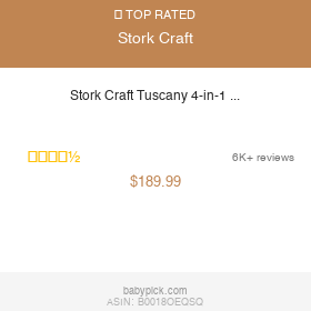 Stork Craft Tuscany 4-in-1 Convertible Crib by Stork Craft