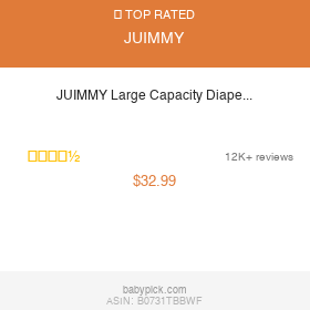 JUIMMY Large Capacity Diaper Bag Backpack by JUIMMY