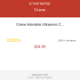 Crane Adorable Ultrasonic Cool Mist Humidifier by Crane