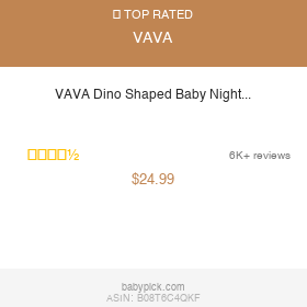 VAVA Dino Shaped Baby Night Light by VAVA