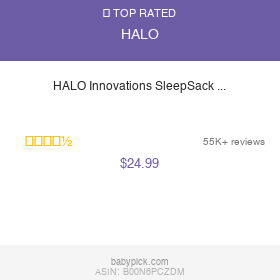 HALO Innovations SleepSack Wearable Blanket by HALO