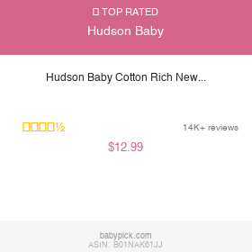 Hudson Baby Cotton Rich Newborn Hat and Mittens Set (3-Pack) by Hudson Baby
