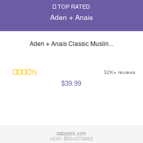 Aden + Anais Classic Muslin Swaddle Blanket by Aden + Anais