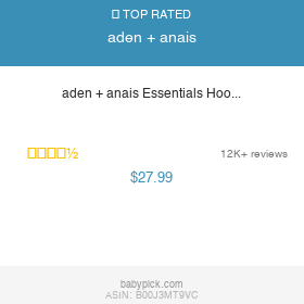 aden + anais Essentials Hooded Towel — Organic Cotton Muslin by aden + anais