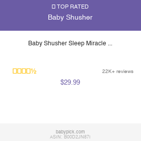 Baby Shusher Sleep Miracle Soother by Baby Shusher