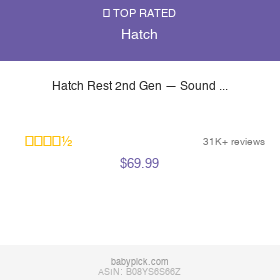 Hatch Rest 2nd Gen — Sound Machine, Night Light & Clock by Hatch