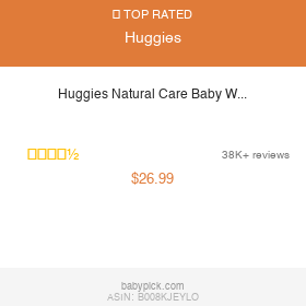 Huggies Natural Care Baby Wipes by Huggies